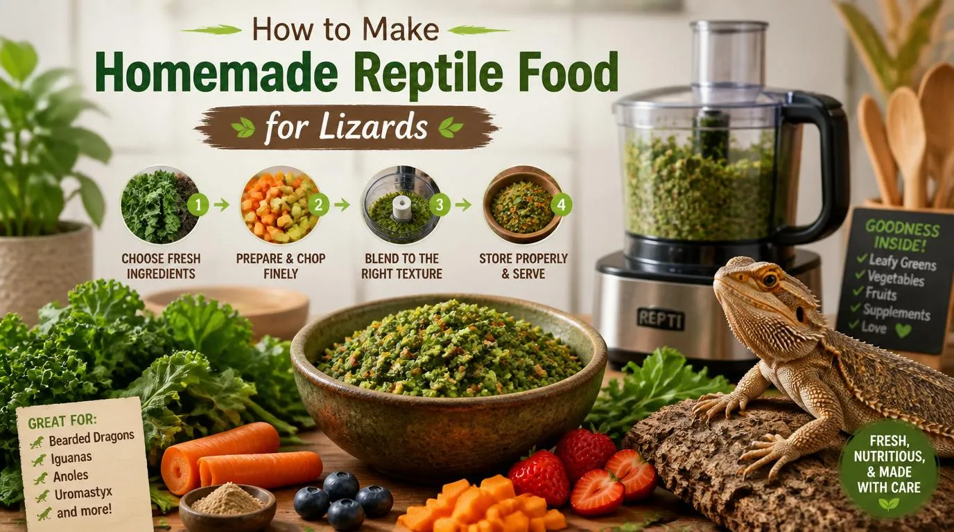 Homemade lizard food ingredients